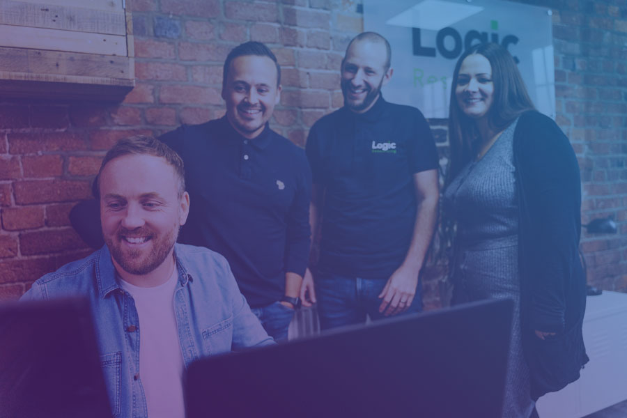 The Logic Resourcing team in the Stoke-on-Trent office